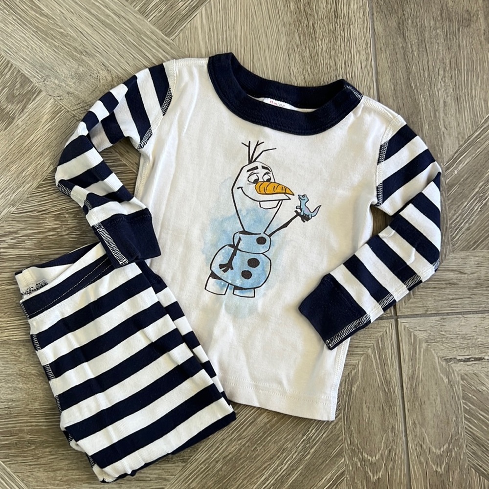 2T Hanna Anderson Olaf Jammies